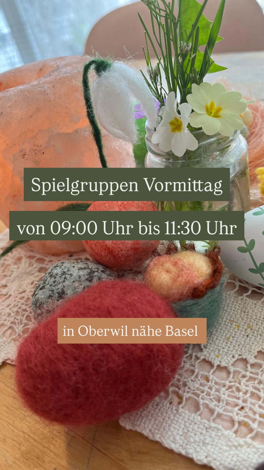 Spielgruppen-Vormittag von 09:00 bis 11:30 Uhr in Oberwil